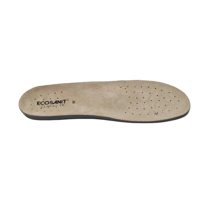 Pantofole ortopediche donna con plantare estraibile Ecosanit 113T030 plantare di serie