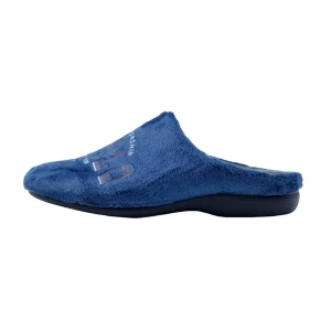Pantofole ortopediche uomo plantare estraibile Loren W9153 vista laterale