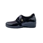 Scarpe ortopediche per dita a martello donna Ecosanit 113649 loy nero vista laterale