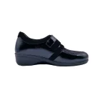 Scarpe ortopediche per dita a martello donna Ecosanit 113649 loy nero vista mediale