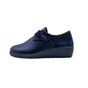 Scarpe per dita a martello donna Loren M3186 blu vista laterale
