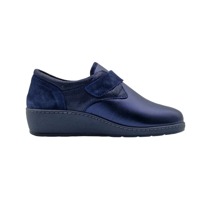 Scarpe per dita a martello donna Loren M3186 blu vista mediale Scarpe per dita a martello donna Loren M3186 blu vista mediale