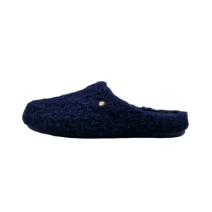 Pantofole calde donna Grunland CI3417 blu vista laterale